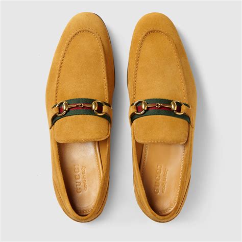 gucci loafers casuel men|Gucci men's suede loafers.